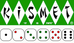 Kismet Logo and Dice