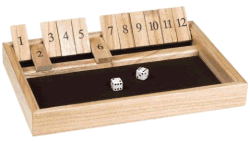 Shut The Box Dice Game