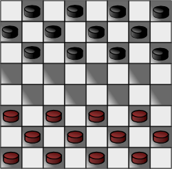 DOUBLE opening COMBINATION in checkers during the live stream