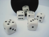Six Dice with Cup