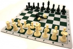 Chess Set - Pro Chess Tournament and Roll-Up Mat