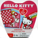 Hello Kitty Checkers and Tic-Tac-Toe