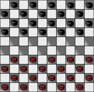 International Checkers Checkerboard