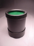 Cloth-Lined Plastic Dice Cup